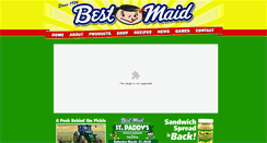 Desktop Screenshot of bestmaidproducts.com